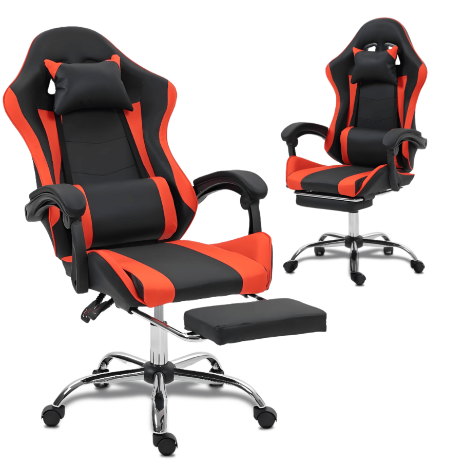 マッサージ機能付きの腰当てを備えたゲーミングチェア - 大人 - Massage のレビューと価格