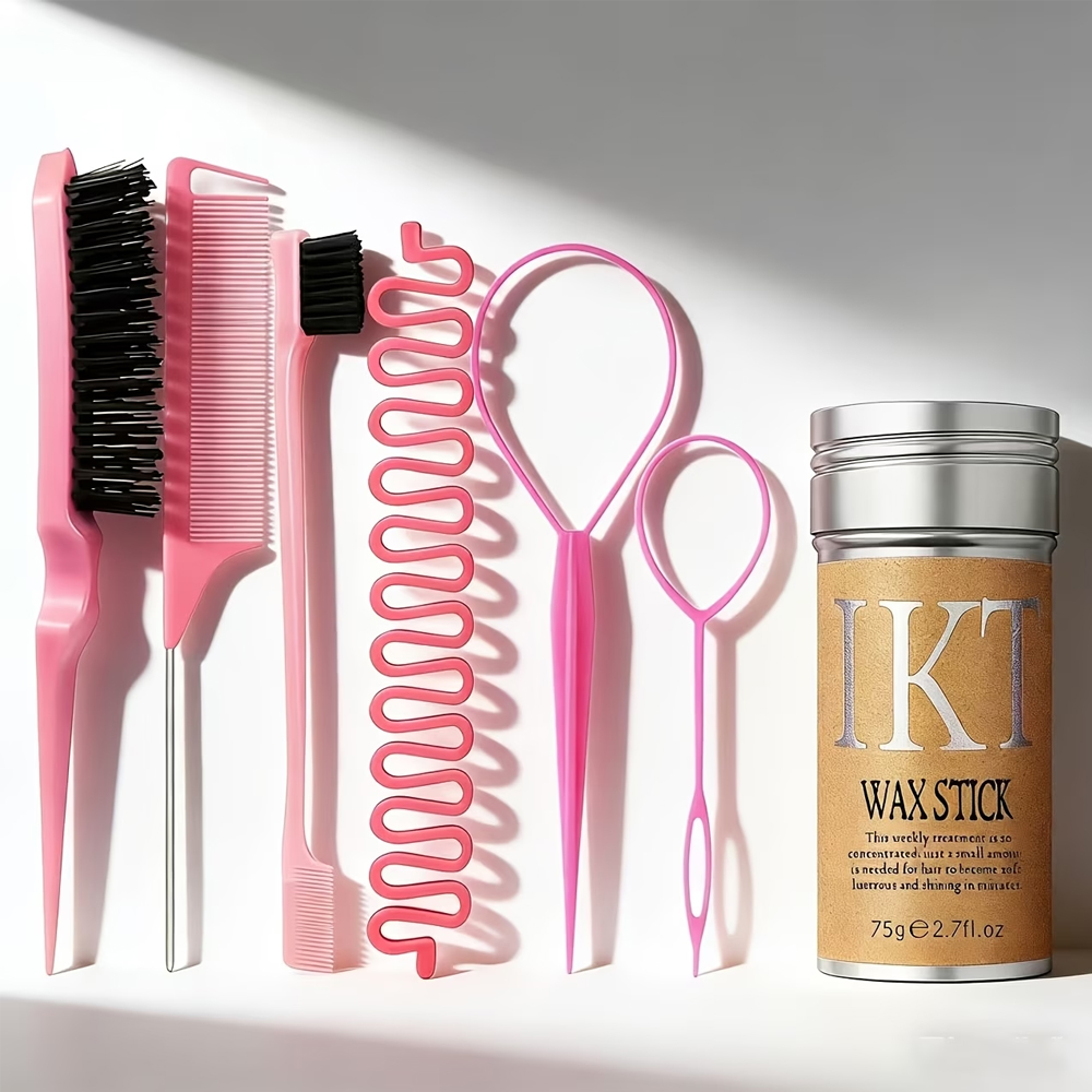7点ヘアスタイリングケアセット（ヘアワックス、コーム、ブレイ - Hair Care のレビューと価格