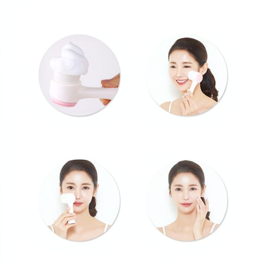 シリコン製フェイシャルクレンジングブラシ、両面スクラバー、柔 - Silicone Face Scrubber Electric のレビューと価格